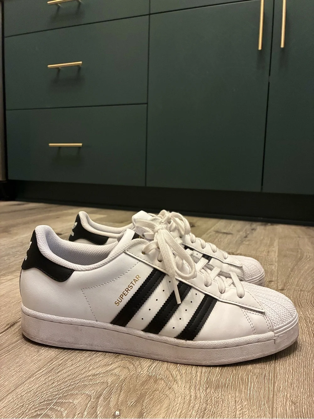 Adidas Superstar Shell Toe Sneakers in White